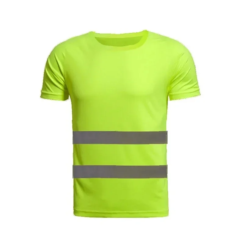 AliExpress 1PC Night Running Basketball Cycling Reflective Safety T-Shirt Short Sleeve High Visibility Tees Construction Clothing