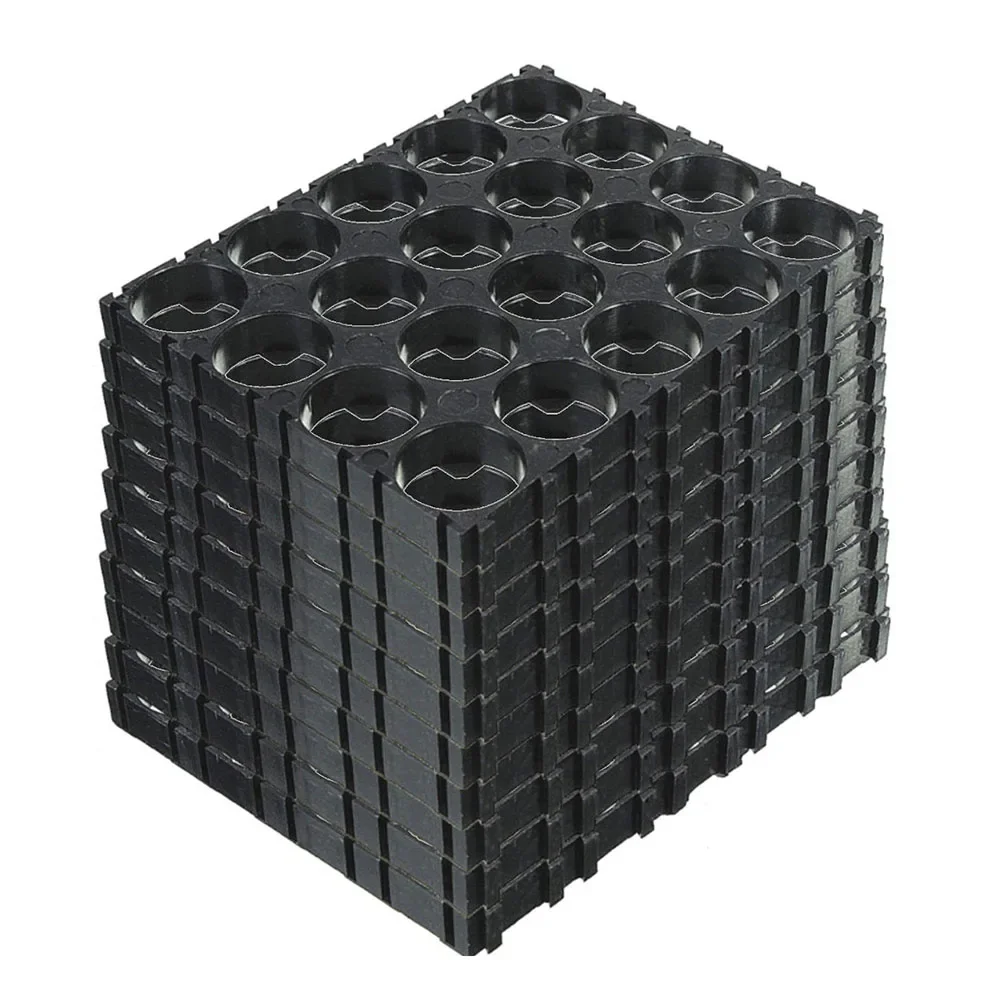 10 sztuk 4x5 uchwyt na ogniwa 18650 etui na baterie litowe uchwyt akumulatory plastikowy uchwyt uchwyt do przechowywania akumulatorów 18650 — zdjęcie 2