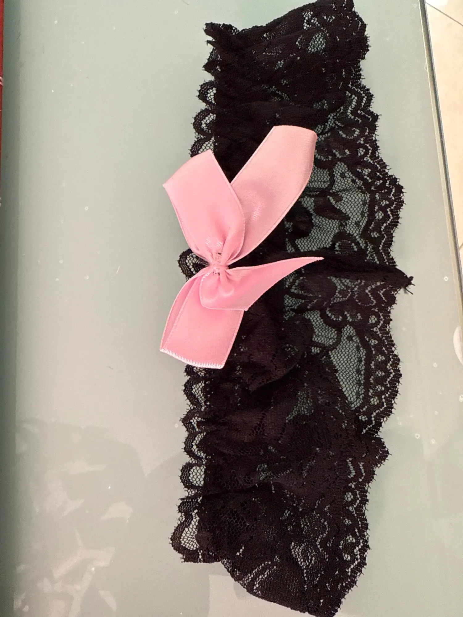 Women Bow Leg Ring Sexy Lingerie Lace Garter Belt Bowknot Leg Loop Wedding Garters Bridal Cosplay Fashion Stocking Thigh Ring photo review