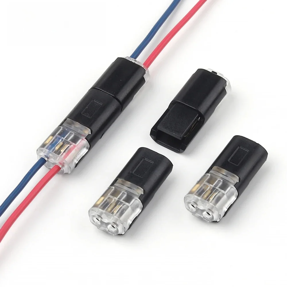 Connecteur électrique étanche à 2 broches, 10 pièces, câble de voiture, connecteur électrique automobile, connexion de Terminal de bande