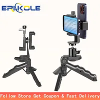 Kit Universal de Vlogging de Vídeo para Smartphone, Clip de Prompter para Teleprompter para teléfono, transmisión en vivo, subtitle de vídeo, trípode de lectura