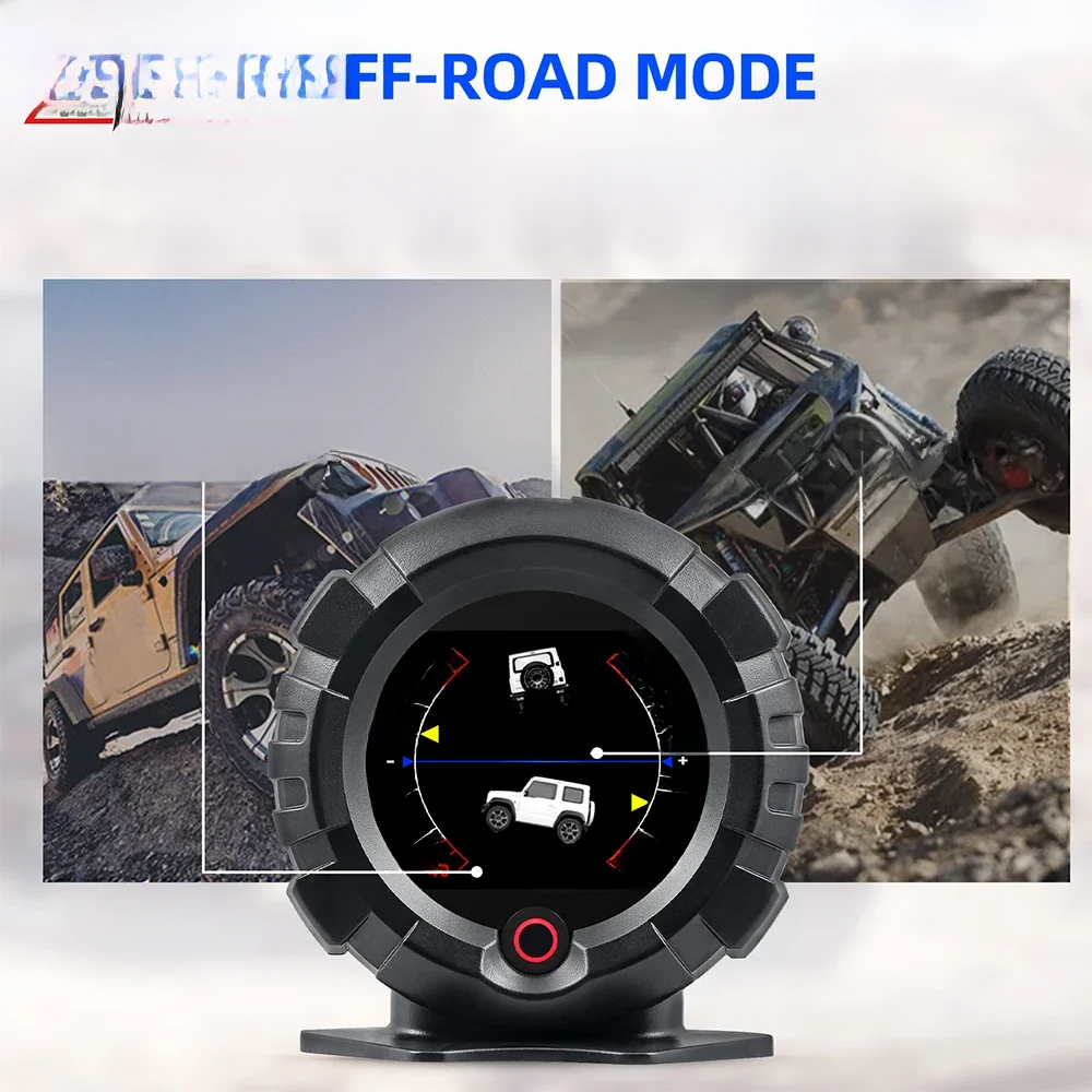 X95 Car GPS Head Up Display Slope Meter Digital Inclinometer Speedometer Off-road Car Pitch Slope Angle Meter Altitude Latitude