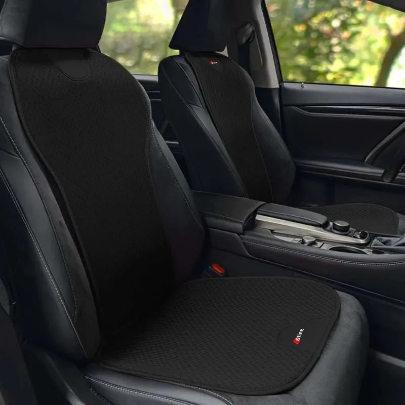 Universele Autostoel Cover Mat Ijs Zijde Rugleuning Achterbank Protector Pad Voor Audi Sport S RS Lijn S7 S8 S5 S6 RS3 A6 A7 A8 Q5 A8 TT - afbeelding 2