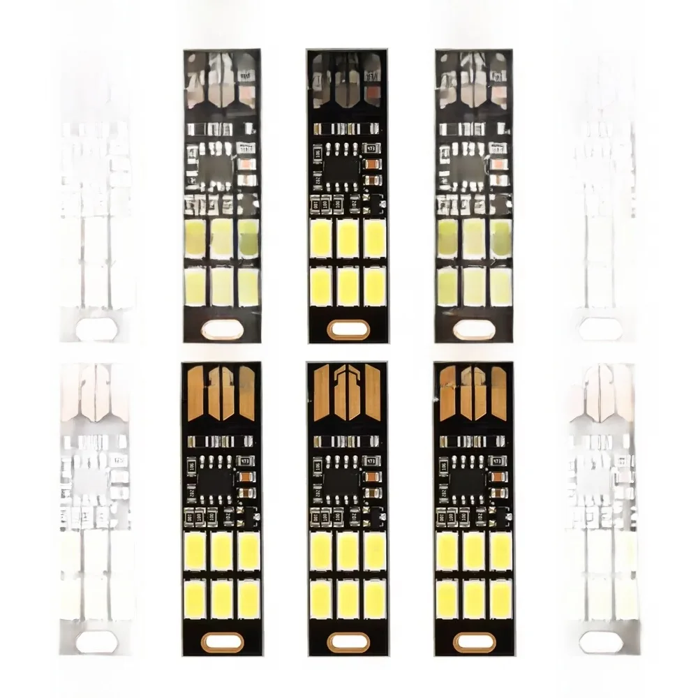 Mini USB LED lampe de nuit Dimmable SMD 5730 USB livre lumière contrôle tactile 6 LED lumière pour ordinateur portable livre lecture lampe de Table