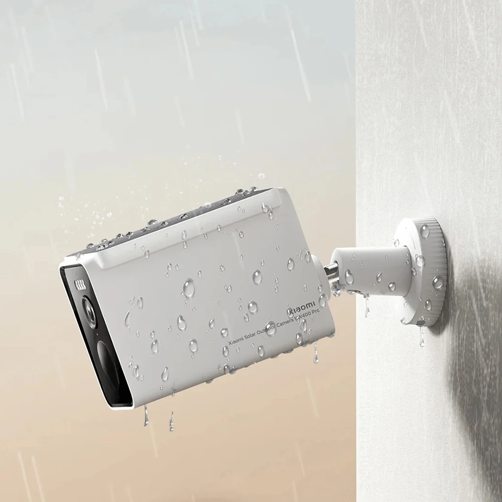 Global Version Xiaomi Solar Outdoor Camera BW400 Pro Set Solar-Powered Battery IP66 Full-Color Night Vision Alexa Cloud storage