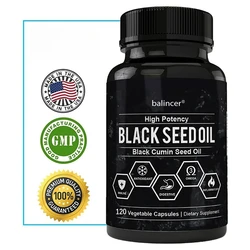 Black Cumin Seed Oil - Supports Immune, Cardiovascular, Hair, Skin, Digestive & Respiratory Health, Promoting Overall Well-being