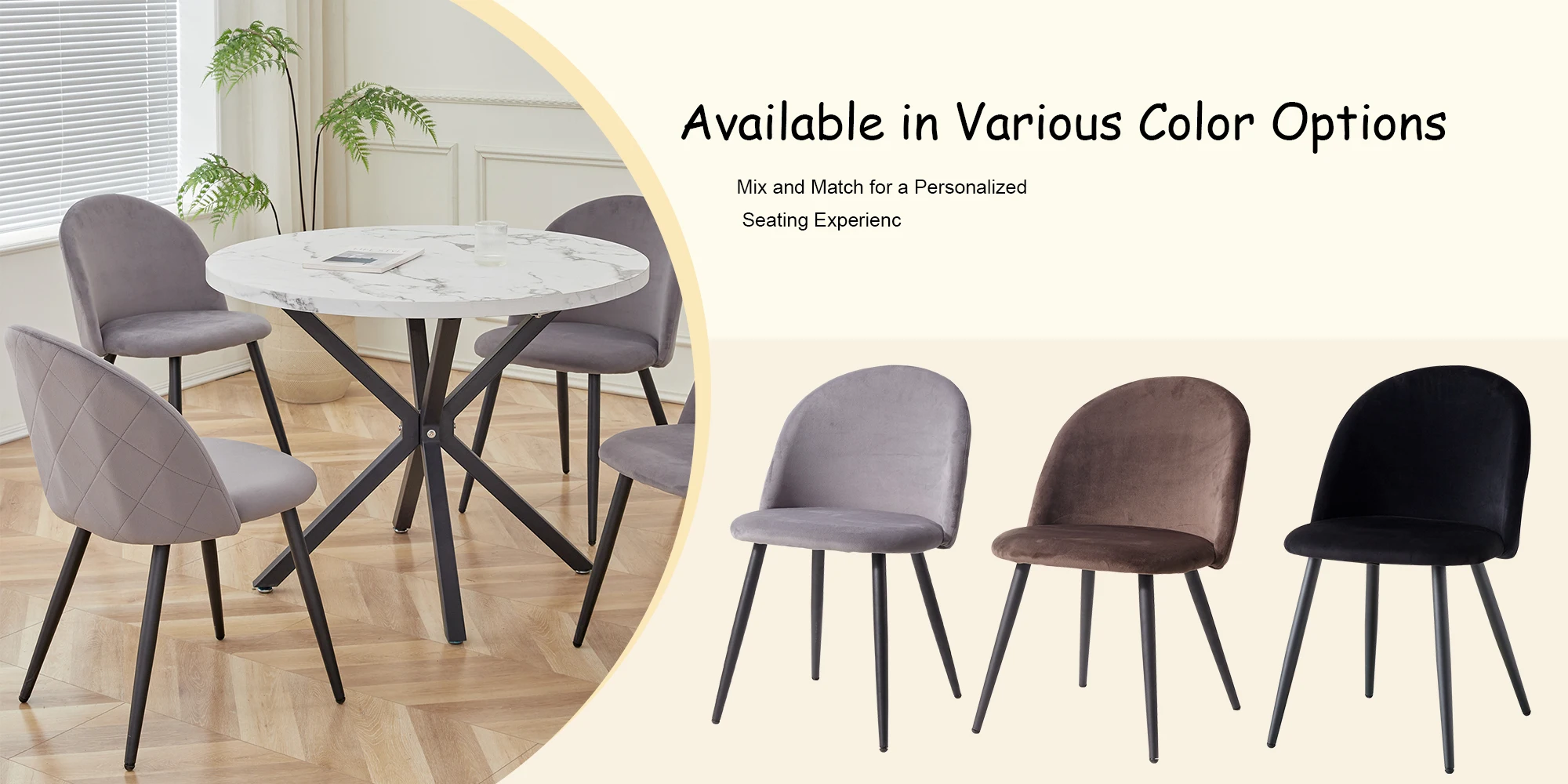 Ein Satz von 2 Küche nordischen Esszimmers tühlen Schlafzimmer Samt Kommode Party moderne Luxus Esszimmers tühle Design einzigartige Wohn möbel – Detail 1