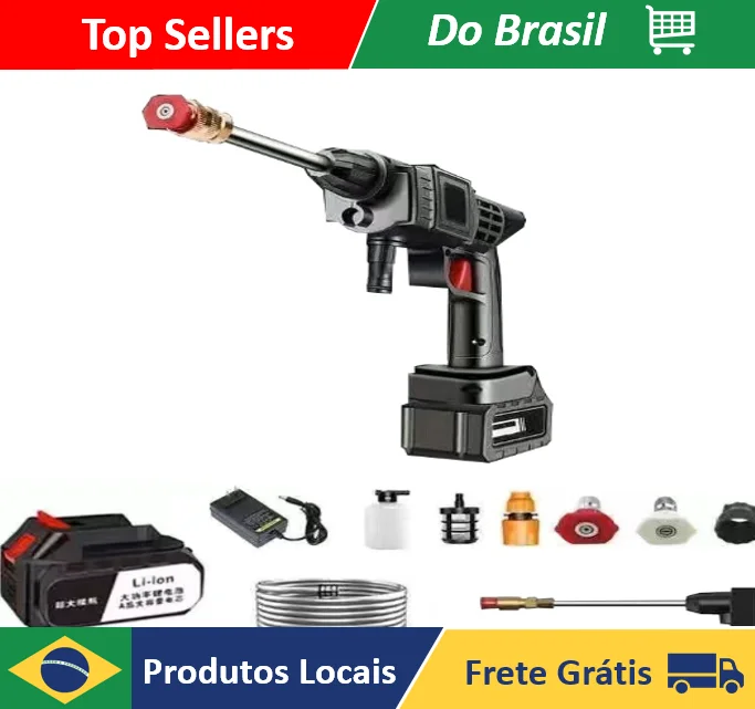 Lavadora De Alta Pressão Recarregável Para Carros E Jardins