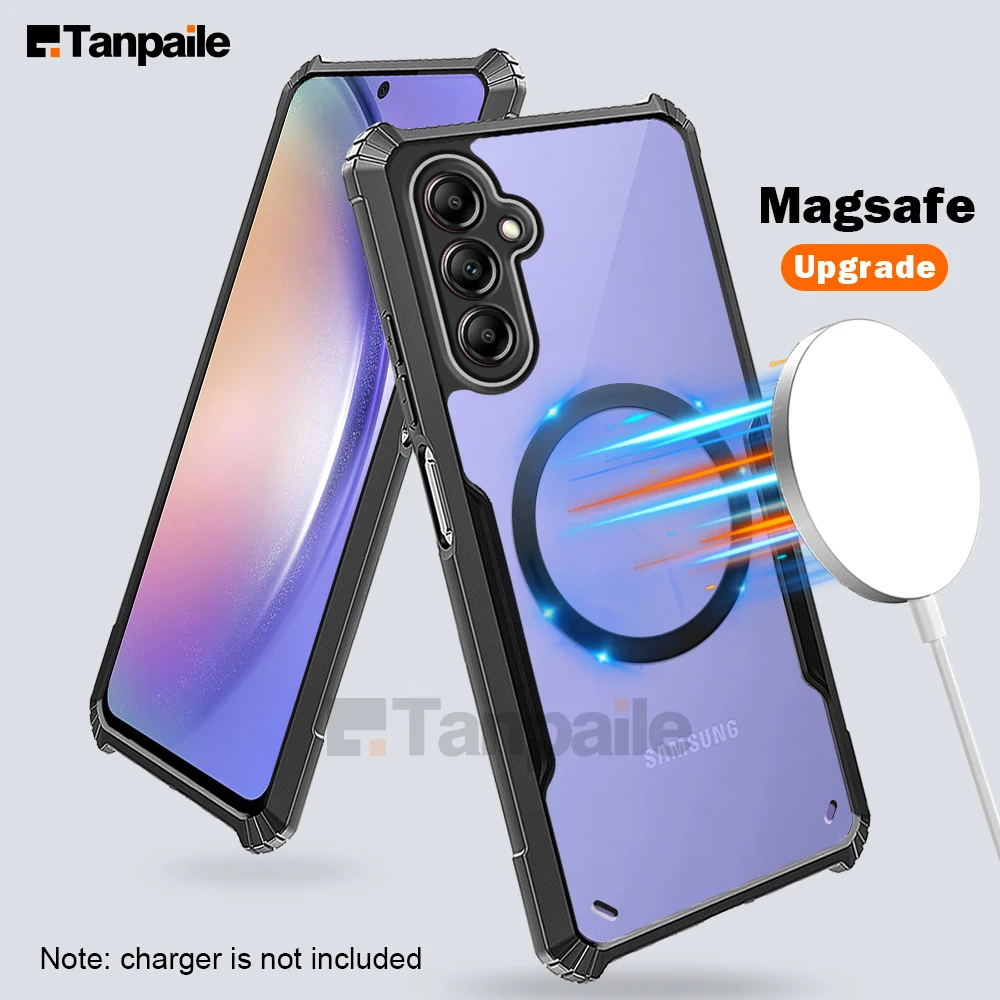 

Ultra Thin Case For Samsung A54 A04 A34 A24 A14 M54 A03S A02s A02 M02 A32 A52 4G 5G Shockproof Wireless Charging Magsafe Cover