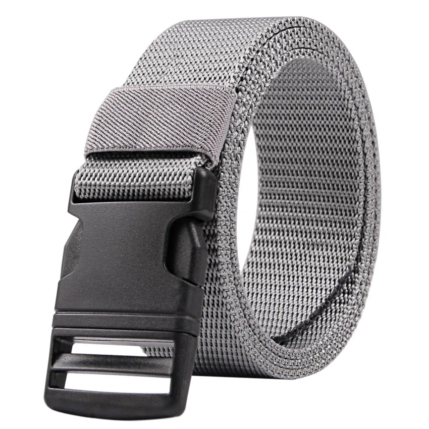 

New Style Nylon Belt for Men Tactical Belt with Metal Buckle 120cm Decorative Men Belt for Outdoor Sports
