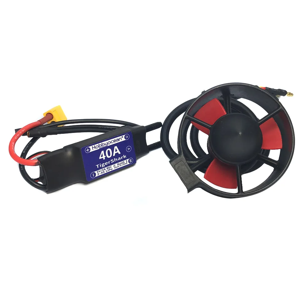 Hobbyocean-propulsor submarino de 2,1 KG, Motor sin escobillas de 16V, 300W, 40A, ESC, para cebo RC, remolcador, barco, barco nido, Robot submarina ROV