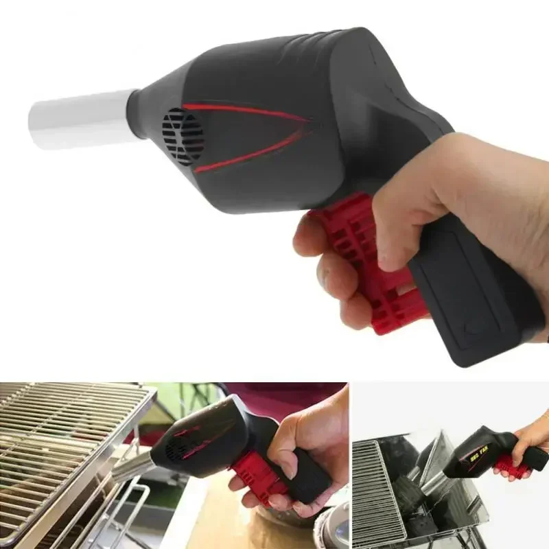 Ventilateur de Barbecue manuel de haute qualité, souffleur d'air, outils de Barbecue, soufflet de feu, pistolet Ptable, livraison directe