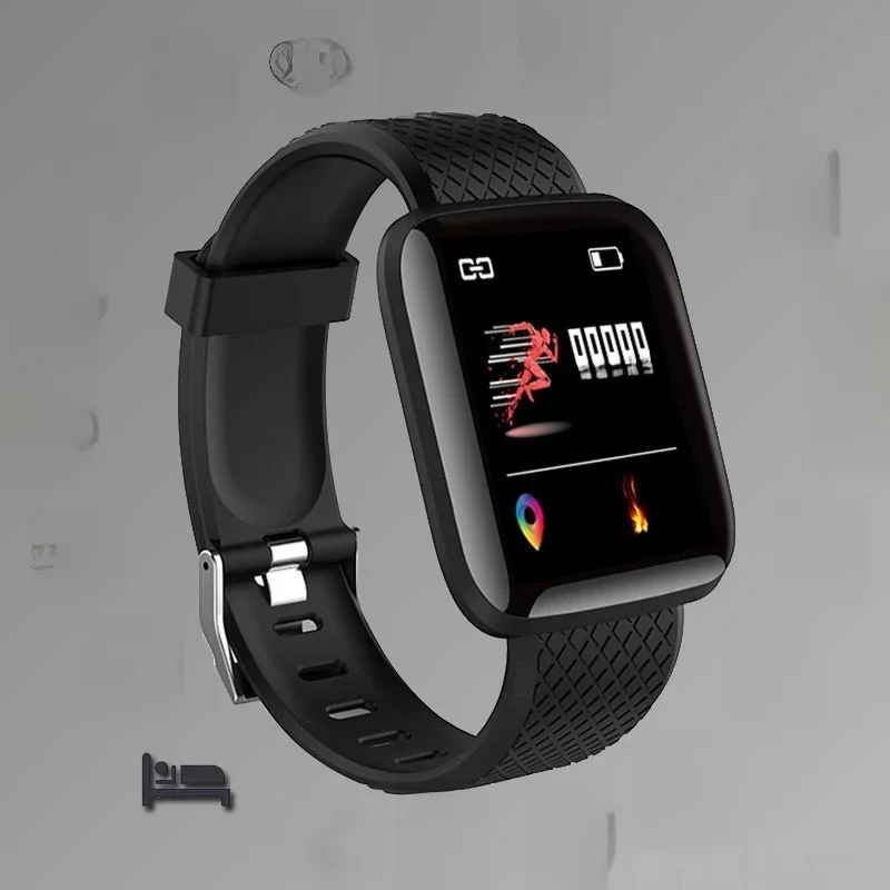 Smartwatch Męski Damski Zegarek na Rękę Inteligentny Zegarek Powiadomienia Monitor Fitness Bransoletka Prezent Urodzinowy Elektroniczny Zegar Dla Androida IOS — zdjęcie 2