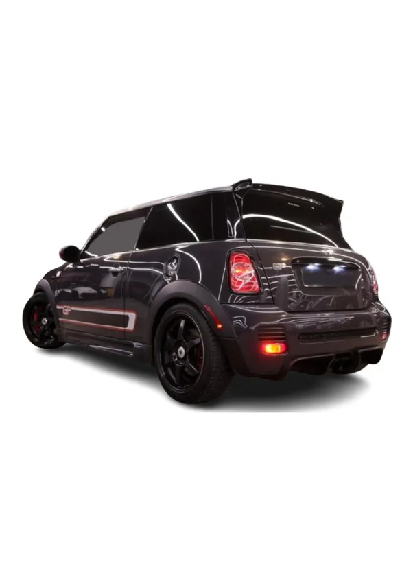 For Mini Cooper Gp2 (r56 R57 R58) Compatible Rear Bumper Diffuser (plastic) - Spoiler Side Skirts Chrome Mirror Cover Hood Auto