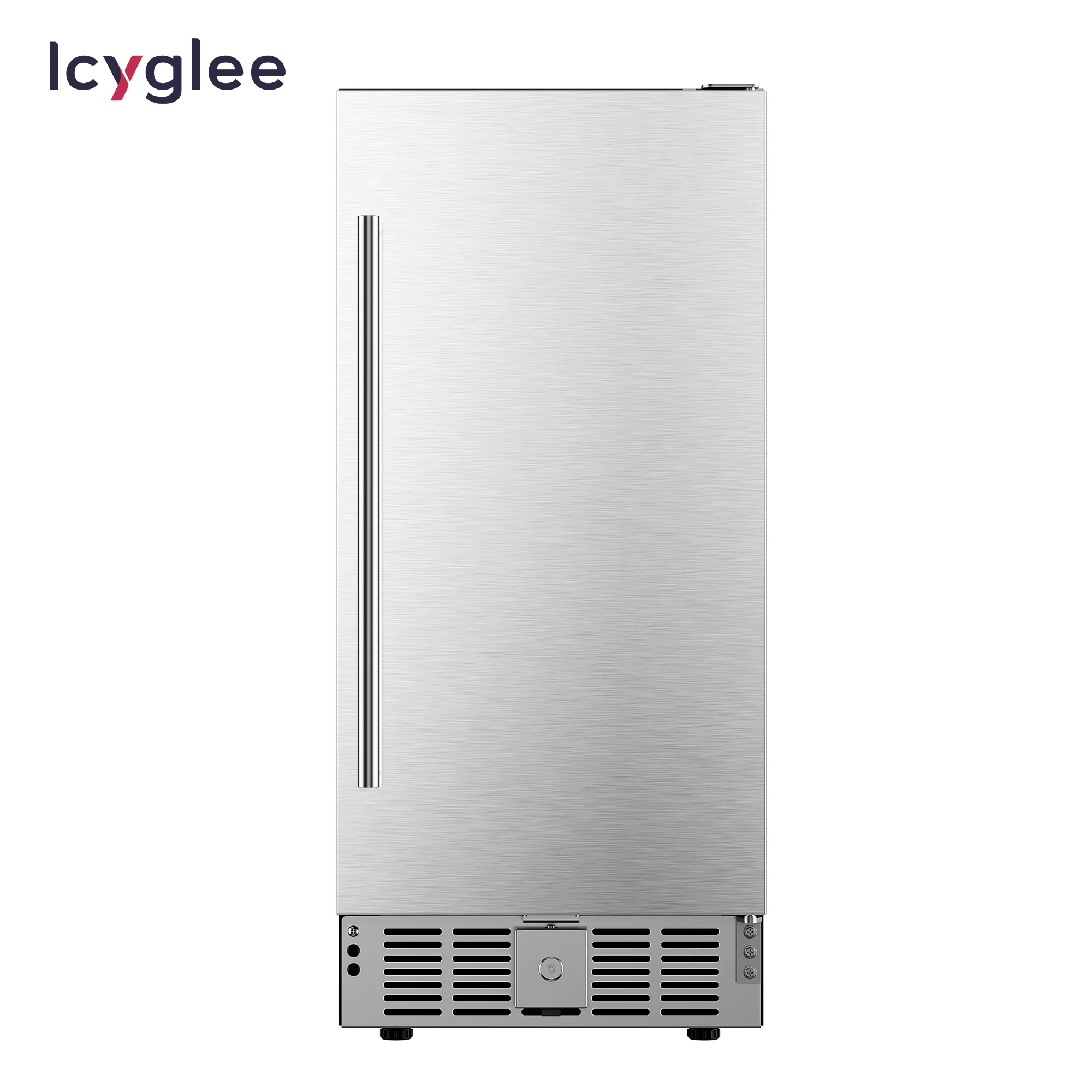 ICYGLEE Beverage Refrigerator 15Inch Under Counter 127 Can Beverage Fridge  Beverage Cooler Built-in Beer Fridge Wine Cooler