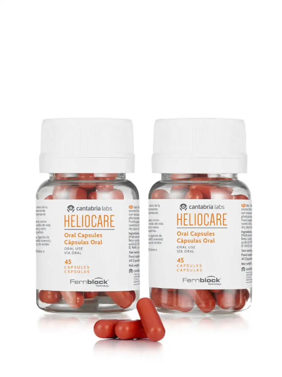 Heliocare oral 90 capsules-prepare your skin for sun exposure. More durable Brown.