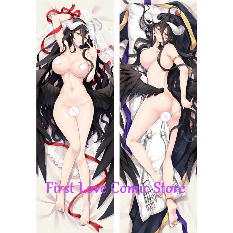 

Подушка Наволочка Аниме Dakimakura, наволочка Overlord, соблазнительная гигантская грудь, двусторонний принт, украшение для тела в натуральную величину