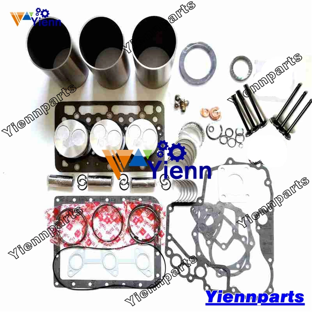 For Kubota D902 D902-E3B Overhaul Rebuild Kit Diesel Engine Repair Parts Fit Bobcat MT55 Loader Tractor BX2380 BX2370 BX2350