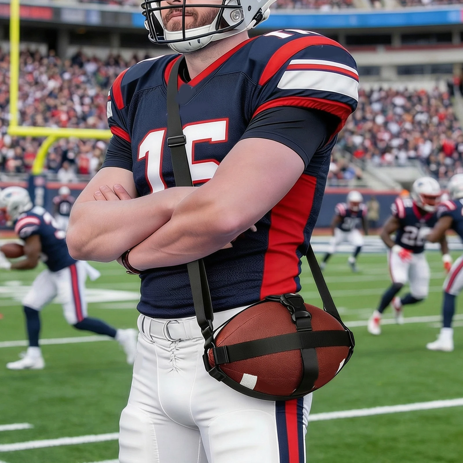 

Ремень для хранения регби, регулируемый держатель для баскетбола, легкий слинг для переноски для баскетбола, футбола, спортивные аксессуары