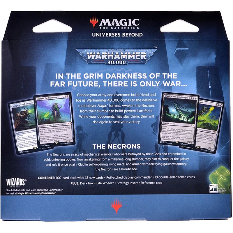 Necron Magic The Gathering: A Commander Deck That Transforms Your Warhammer  40k Fantasy into Competitive Play