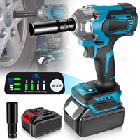 1200N. M Torque Brushless Electric Impact Wrench -1/2 Inch 4-speed Cordless Electric Wrench Screwdriver Electric Tool