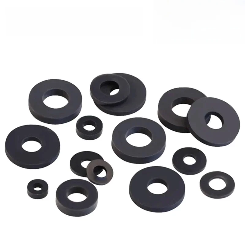 Joint de vis en Silicone M3 M4 M5 M6 M8 M10, rondelle plate ronde en caoutchouc, amortissement des vibrations, joint d'étanchéité étanche épais 1-4mm, 20/100 pièces