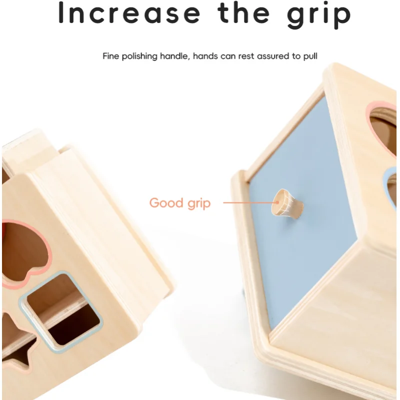 Montessori brinquedos para o bebê caixa de moedas de madeira brinquedo objeto permanência caixa cor forma cognição jogo brinquedo educativo brinquedos de motor fino