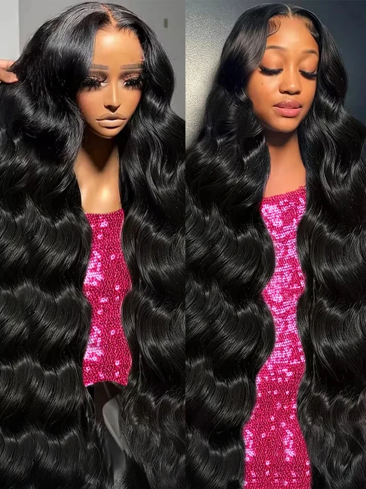 40 50 Zoll 13x4 13x6 Körperwelle HD Lace Frontal Echthaarperücken für Frauen 7x5 Glueless HD Lace Front Perücke vorgezupft 300 % Dichte