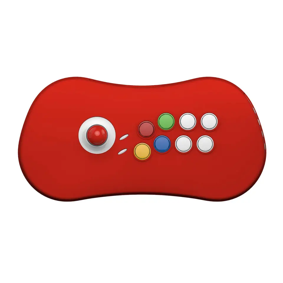 Neogeo Arcade Stick Pro Red And Yellow Silicone Cover - Neo Geo
