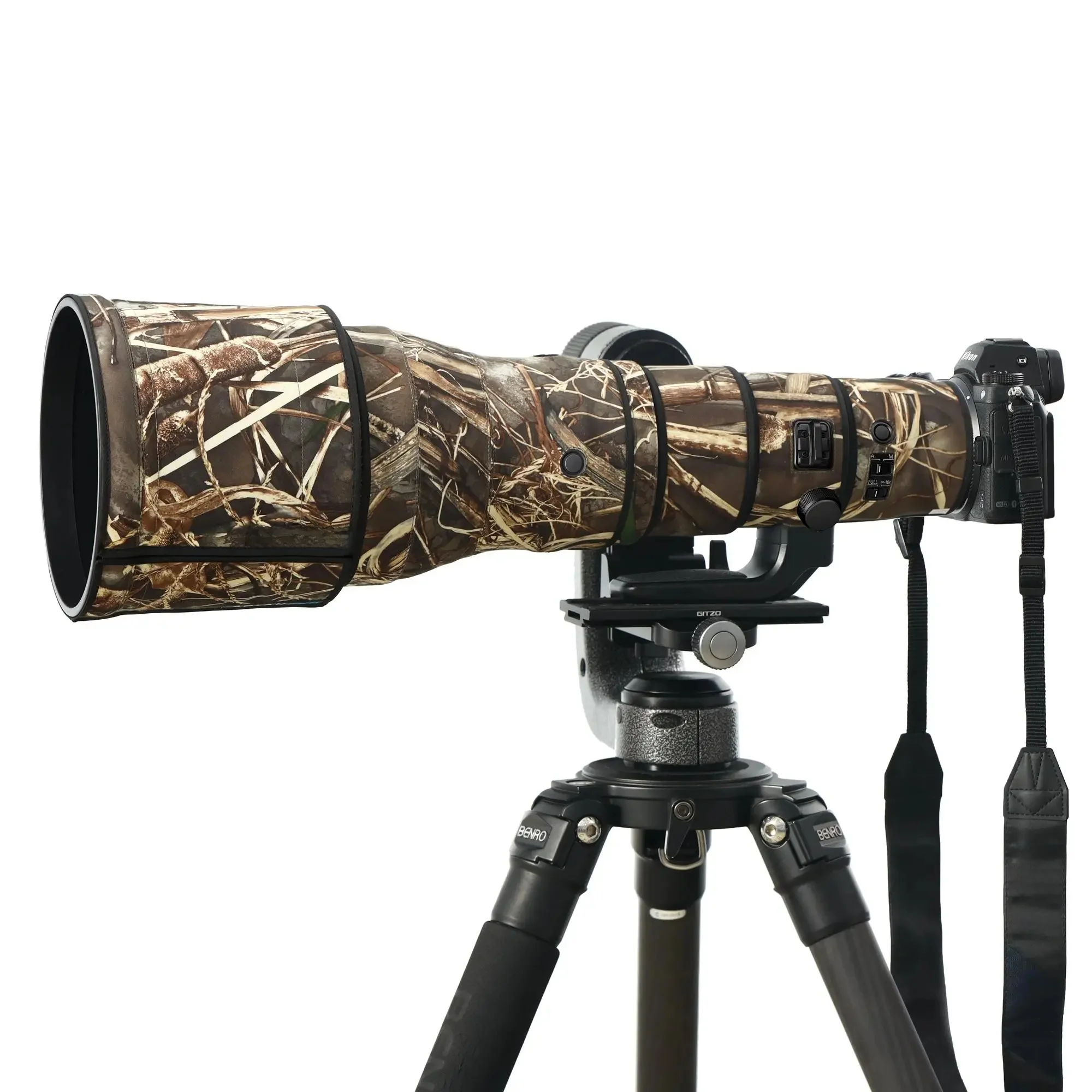 ROLANPRO Wodoodporny Pokrowiec na Obiektyw Nikon Z 800mm F/6.3 VR S, Ochronny Rękaw na Obiektyw Nikon Z800 f6.3, Osłona Przeciwdeszczowa, Futerał z Tkaniny Guns Cloth — zdjęcie 2