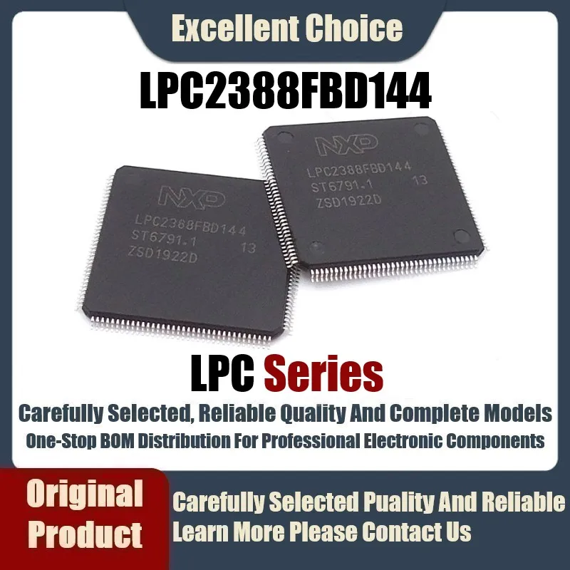 

1-5PCS Original Product LPC2388FBD144 LQFP144 Integrated Circuit IC Chip Embedded Microcarmark Kernel Specifications 16/32 Bits