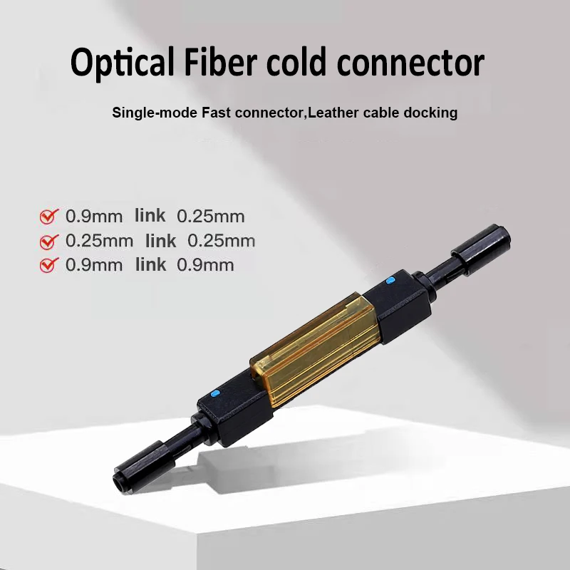 FTTH L925B Drop Cable Fiber Optic Mechanical Splice, Mechanical Splicer, Cold Splice Fast Connector SC Adaptor