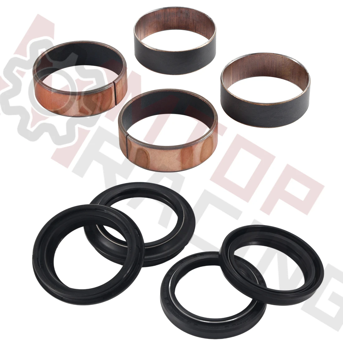 4FM-23125-40-00 4EB-23144-00-00 Fork Oil Seal Dust Seal Bushing Set For Yamaha XJ600N Diversion 1998-2002 YP400G Majes 2008-2011