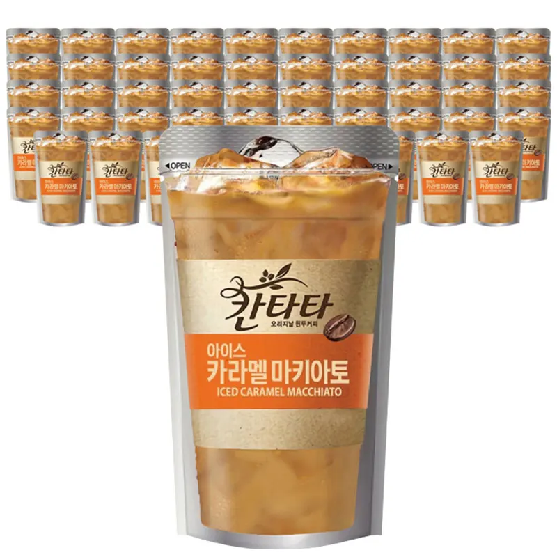 Lotte Chilsung Cantata Iceccaramel maqiyatto 230ml x 50 pieces