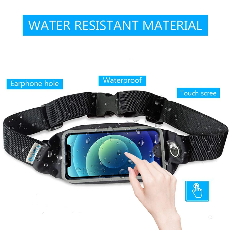 Men Women Running Phone Bags Waterproof Touch Screen Armbands Sports and Fitness Running Accessories for 4.0-6.2 inch Smartphone