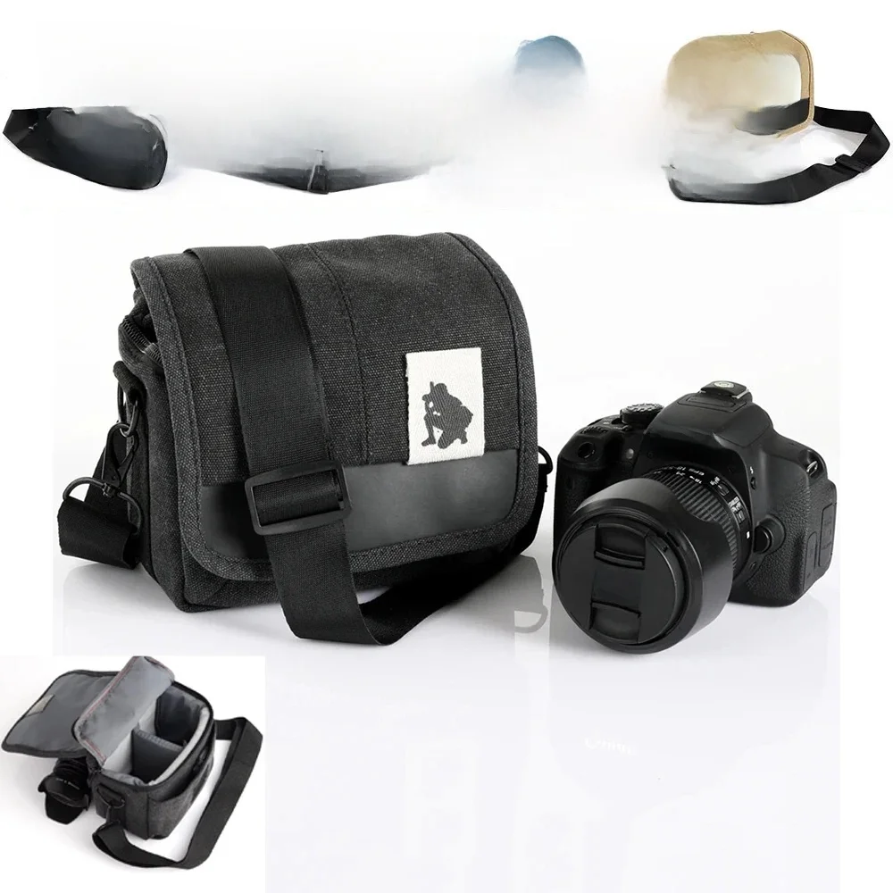 Torba na lustrzankę Canon EOS R10 R50 R100 R7 RP 250D 200D M200 M50 M6 SX70 SX60 Nikon ZFC Z50 Z30 Z5 D3500 B700 B600 P530 P610 — zdjęcie produktu 7