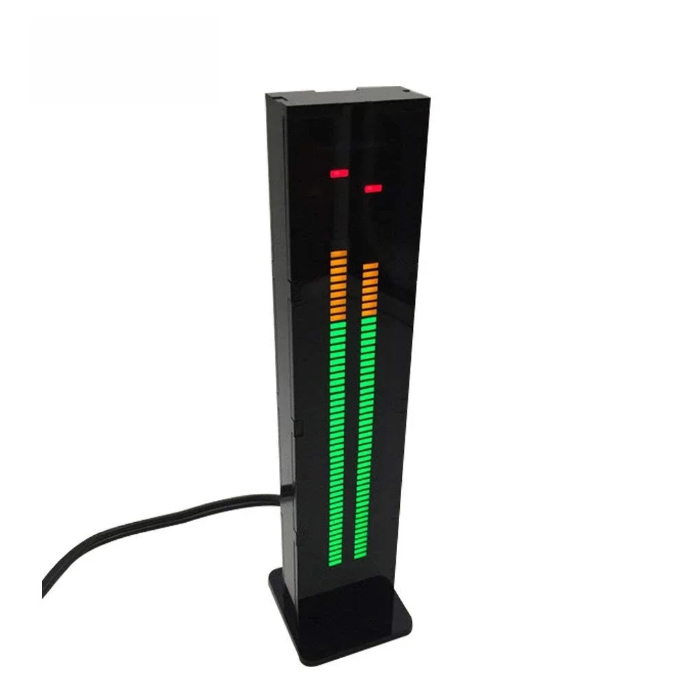 AS60 LED poziomu głośności wyświetlacz miernik VU muzyki spektrum elektroniczny DIY zestawy 2.0 kanał 60-segmentu profesjonalnego objętość VU table1pc — zdjęcie 2