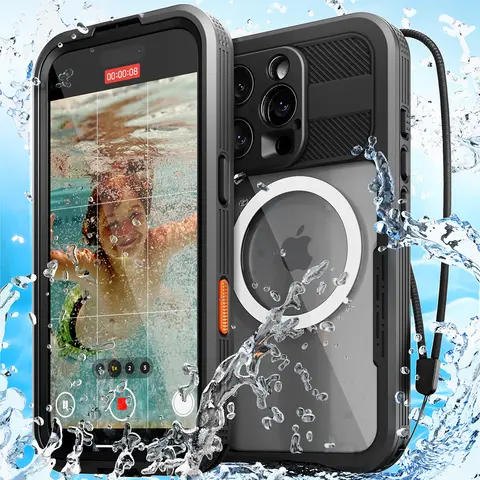 [신지모루] 360 풀커버 방수케이스 맥세이프 물놀이 잠수 방수팩 아이폰17 16 15 14 13 갤럭시 S25 S24 울트라 플러스 프로 맥스 미니