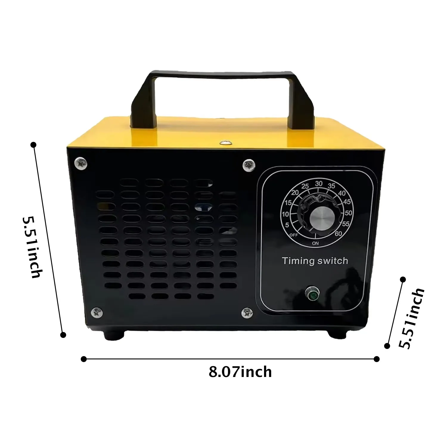 Ozongenerator 60000 mg/u Ozonmachines voor thuis en commercieel gebruik Autokeller Kantoren Rook- en dierenkamer Roestvrij staal 220V