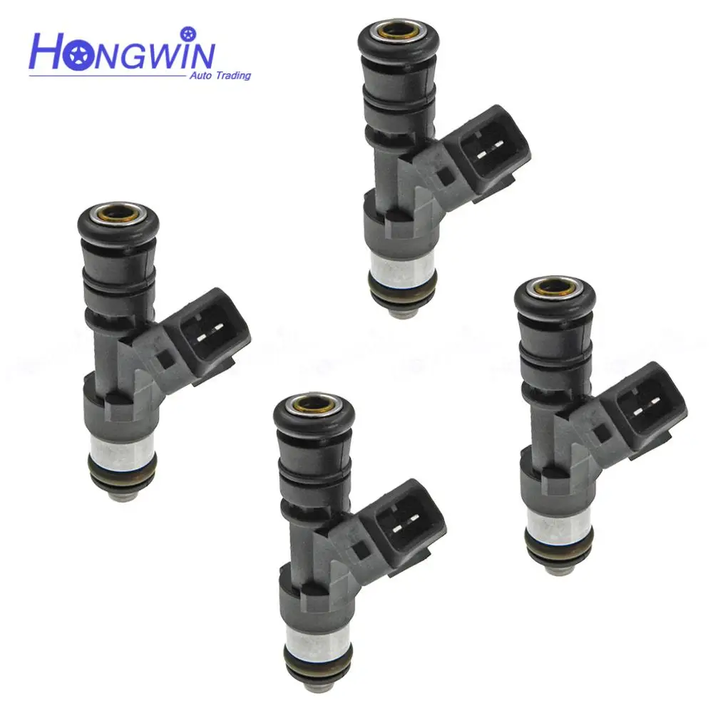 4 PCS Fuel Injector Nozzle Connector & Plug 0280158017 For Chevrolet Niva 2123 Lada Kalina Priora 1.6 1.7 2172 1118 1132010 02