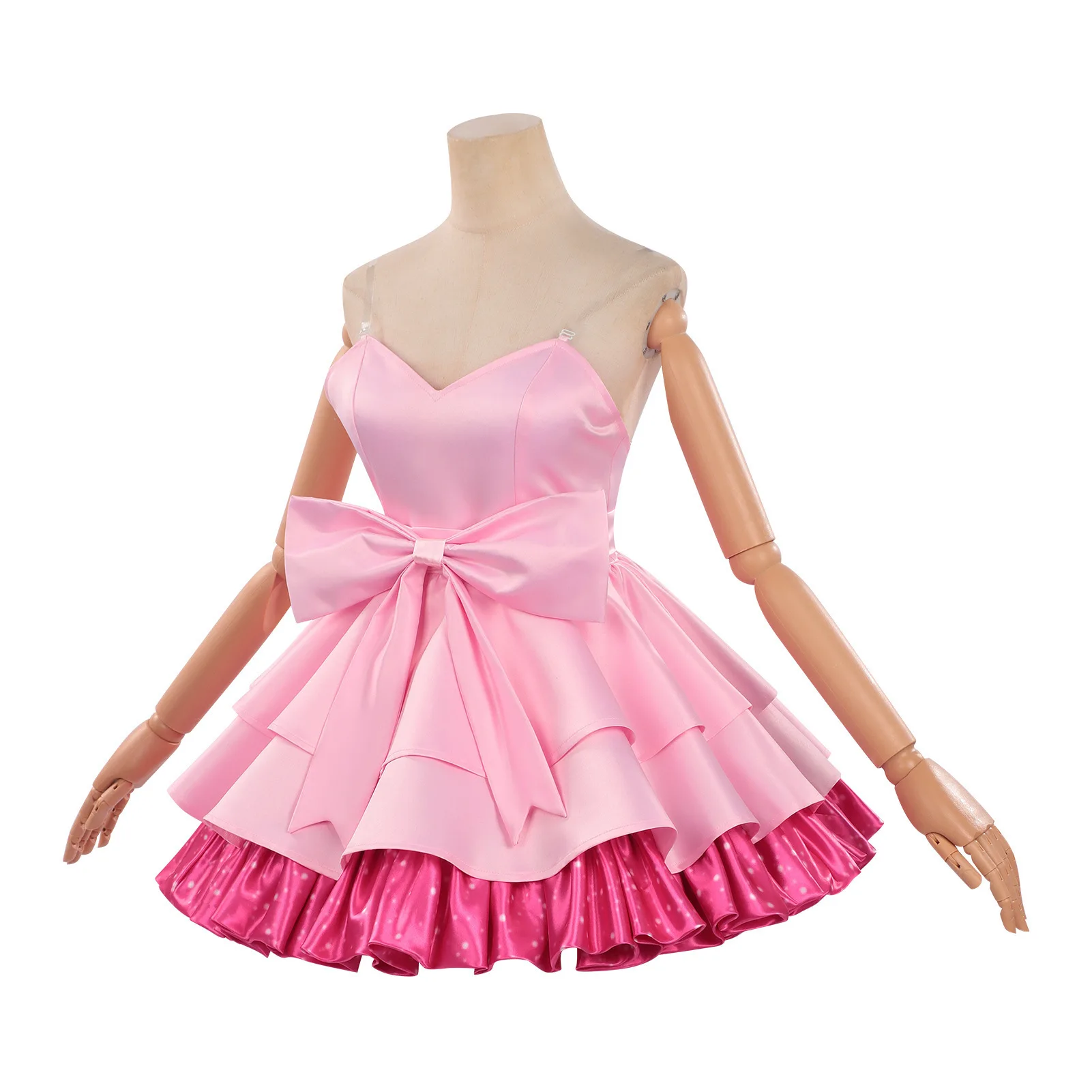 Alien Stage Mizi Cosplay Costume Pink Dress Idol Stage Outfit ALNST Character Halloween Party Costume view 4
