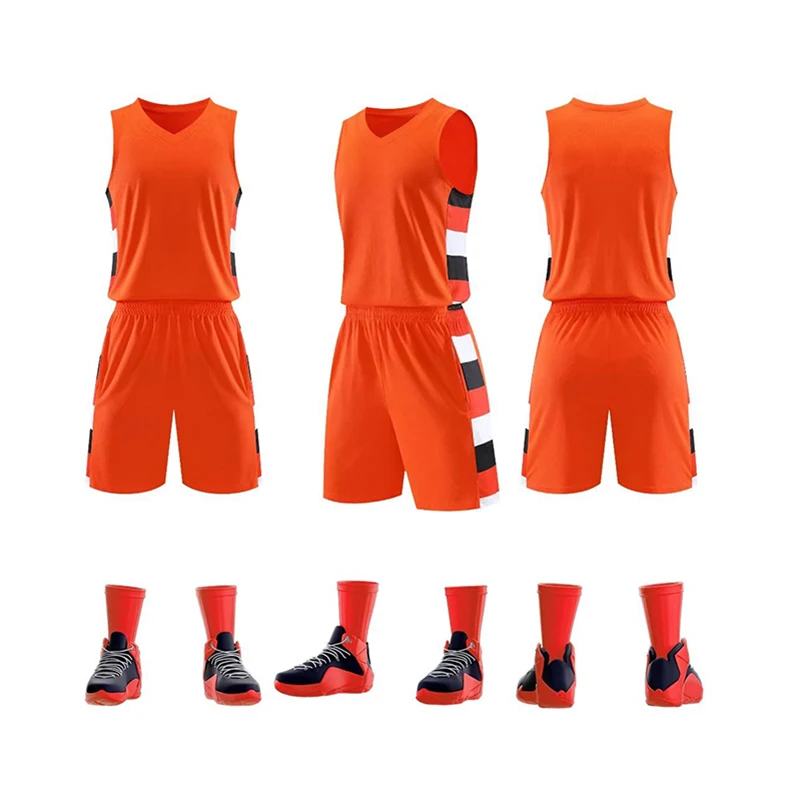 Basketball Jerseys Customize For Men Breathable Quick-dry Fabric Training Uniform Vest And Shorts New Season 23 24