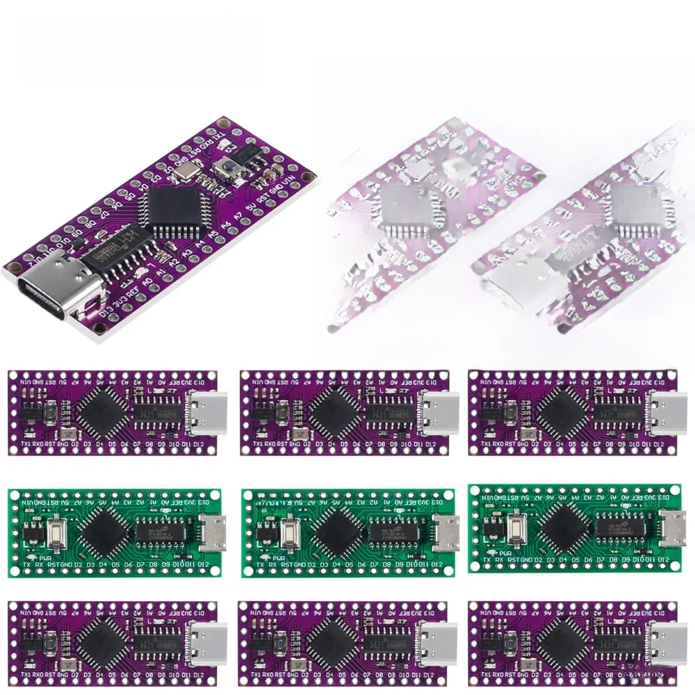 1-10 sztuk LGT8F328P-LQFP32 MiniEVB TYPE-C USB kompatybilny z ATMEGA328 dla Nano V3.0 LGT8F328P HT42B534-1 SOP16 — zdjęcie produktu 7
