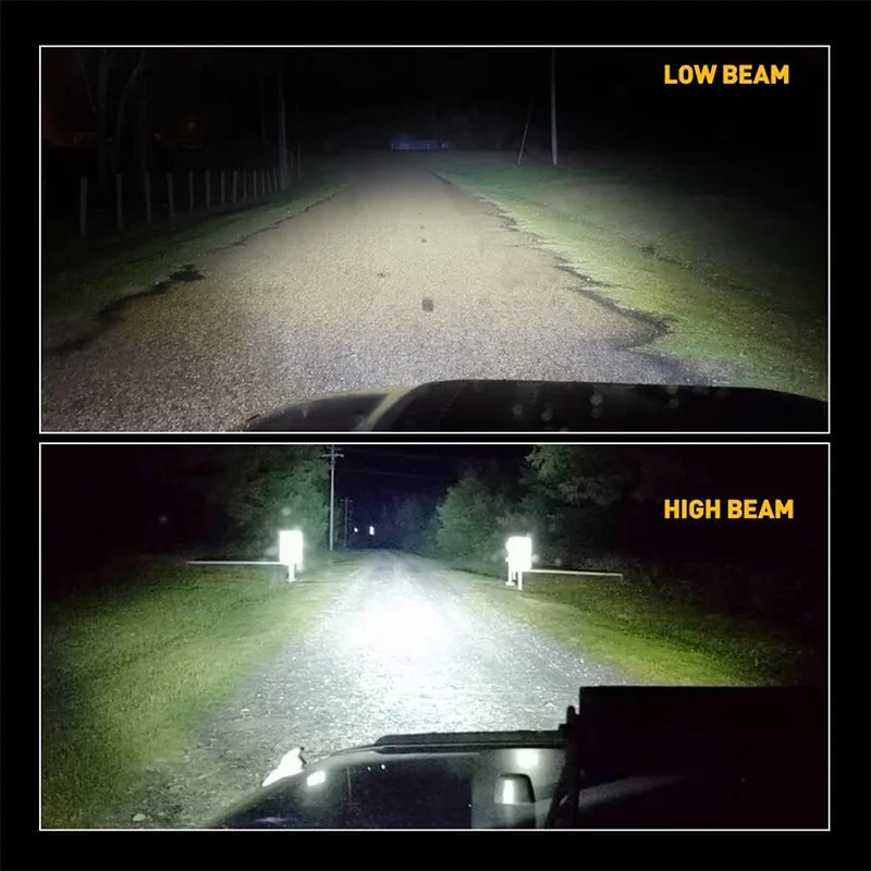 7 Inch Led Headlight Round H6024 Led Headlight For Jeep Wrangler JK JKU TJ LJ CJ Compatible With Chevy Ford and Mazda Miata etc