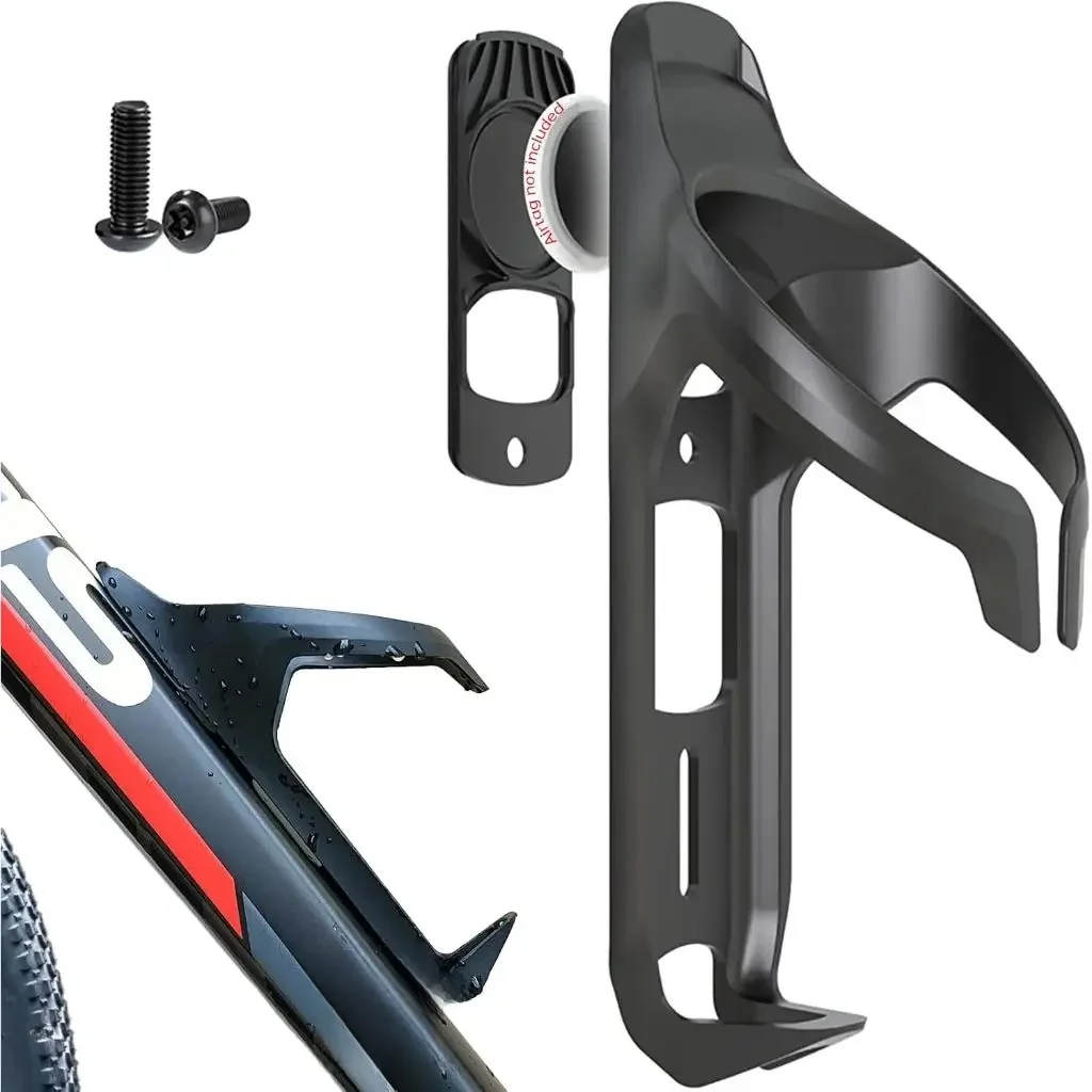 AliExpress NONE Airtag Bike Mount Hidden on Water Bottle Holder, Universal MTB Road Bike Anti-Theft , Holder Drink Cup Cage for All Bicycle