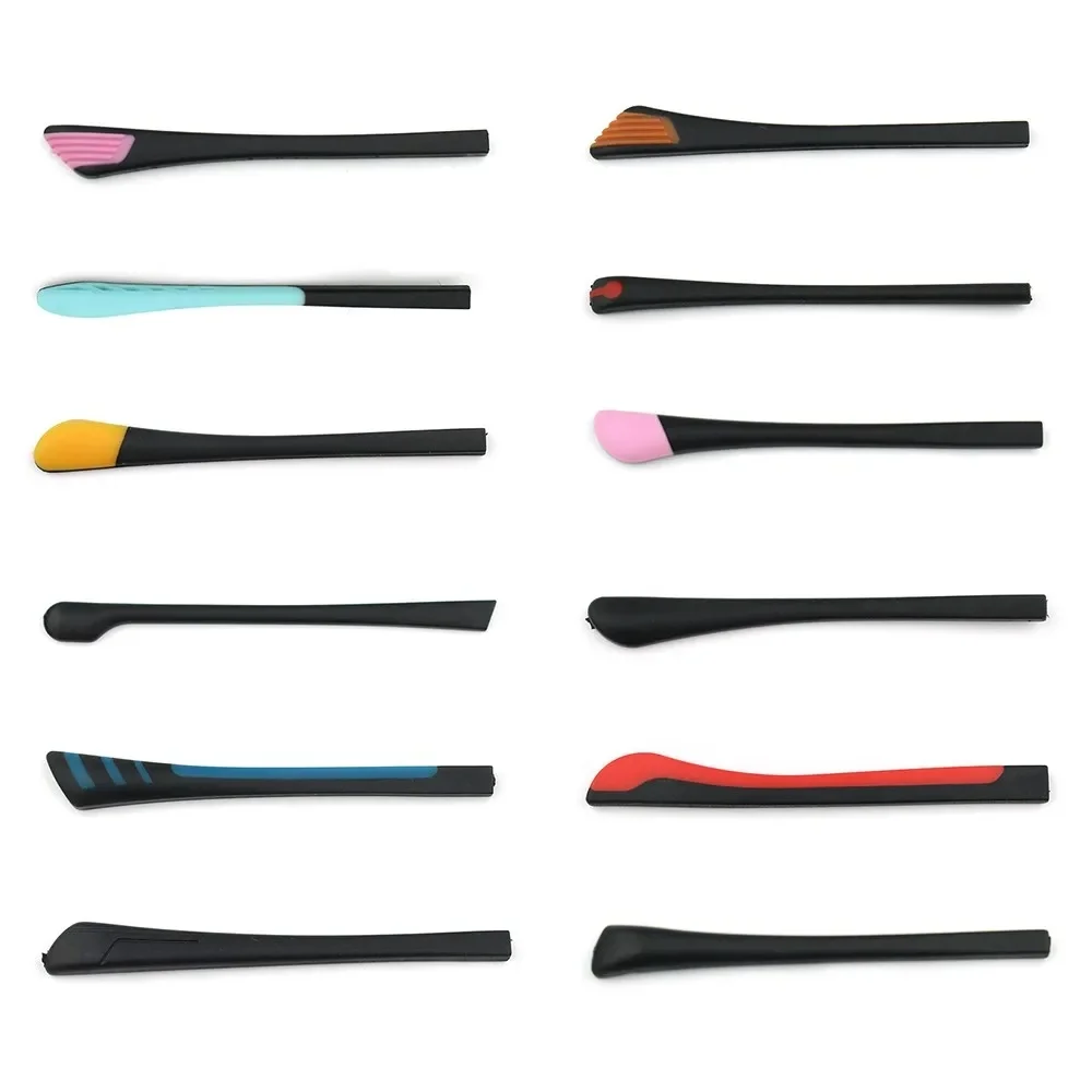 2 paires de pointes de branches de lunettes antidérapantes en caoutchouc, accessoires pour montures optiques, livraison gratuite