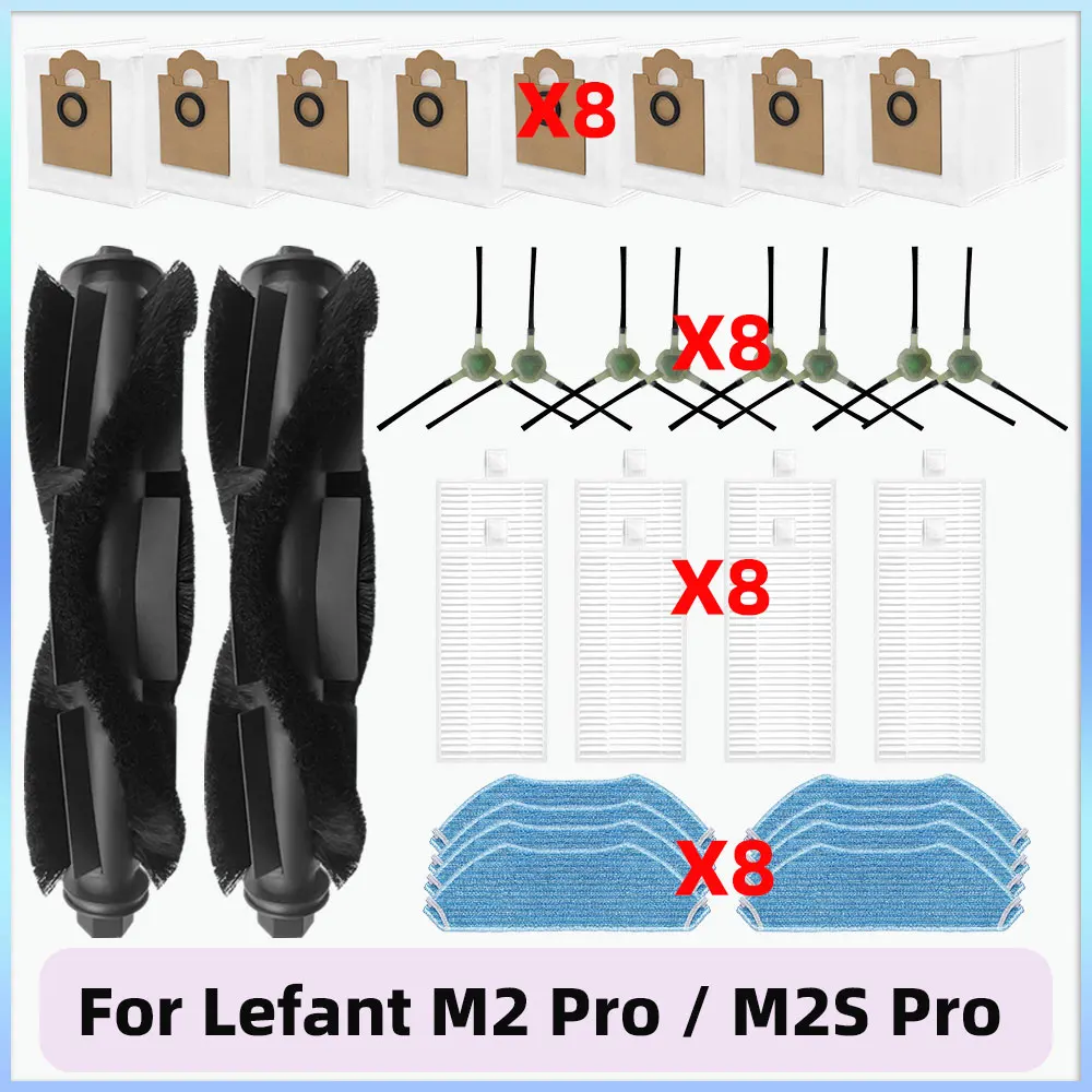compativel-para-lefant-m2-pro-m2s-pro-robo-vacuo-rolo-principal-escova-lateral-filtros-hepa-mop-saco-de-po-acessorios-substituicao
