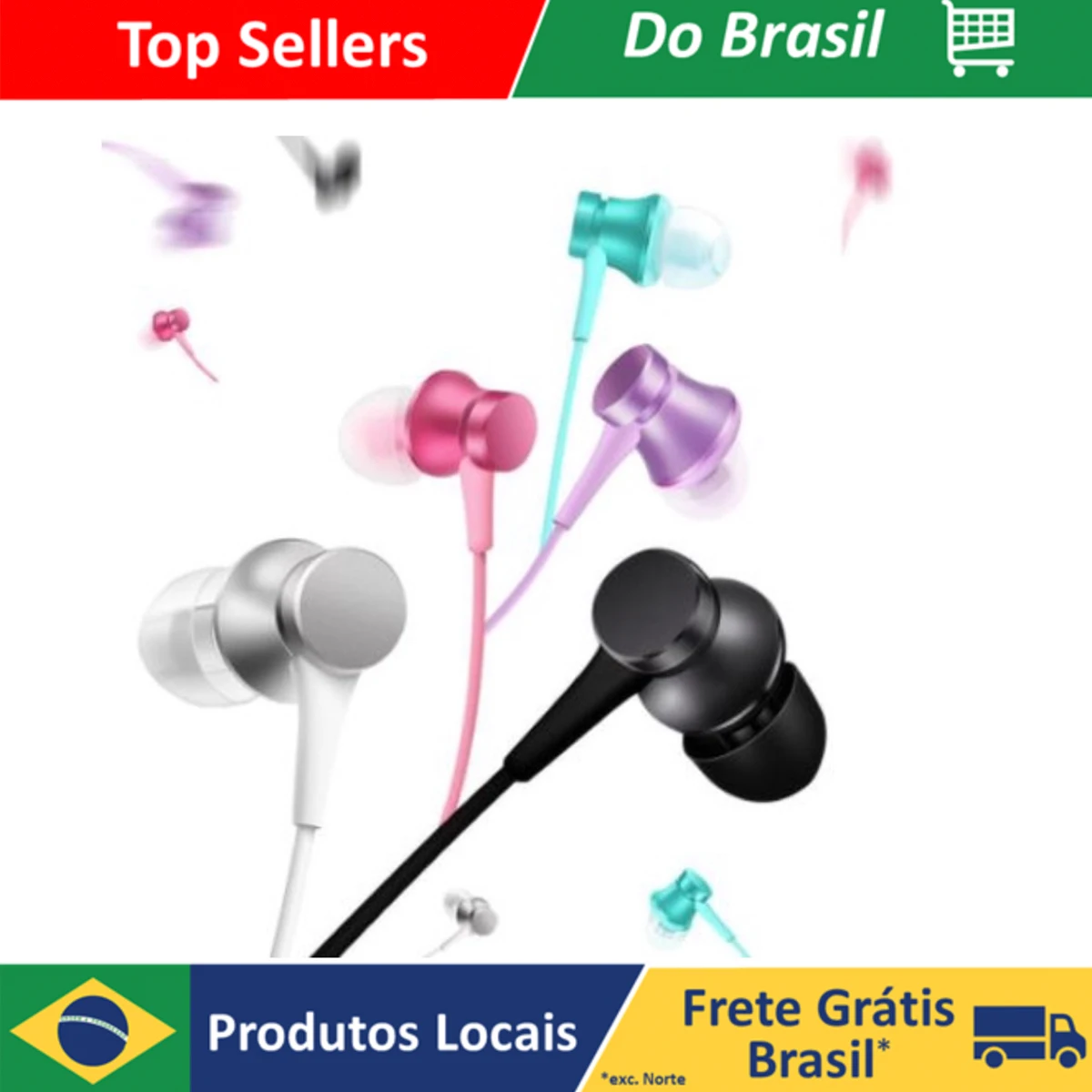 Fone de ouvido In-ear Xiaomi Mi Piston Basic Edition