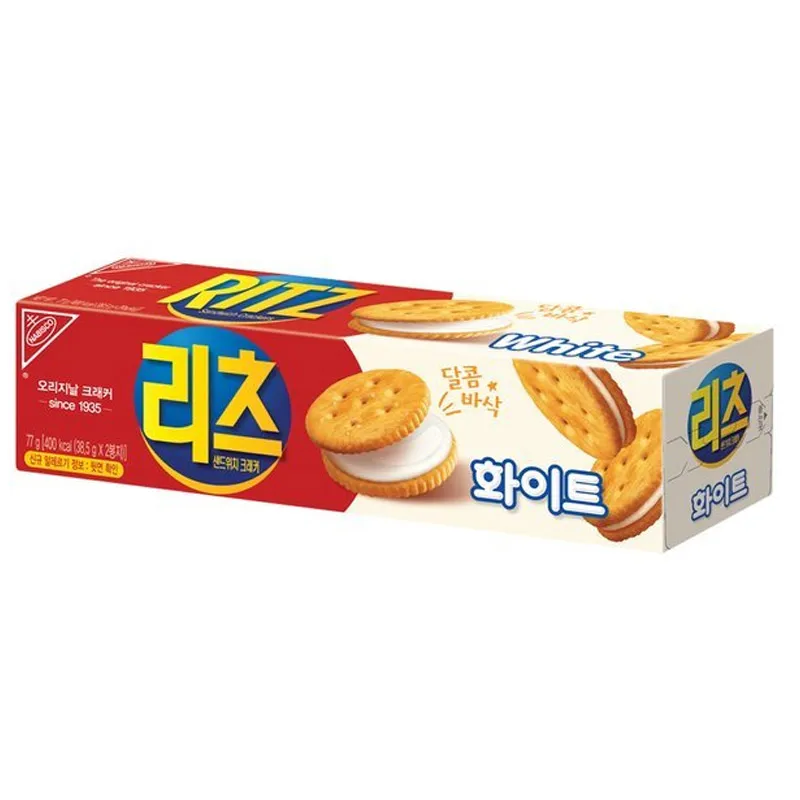 East-West Food Ritz Sandwich Cracker White 77G x 1 Pus Sit Striad Strifus Cracker Cracker equation