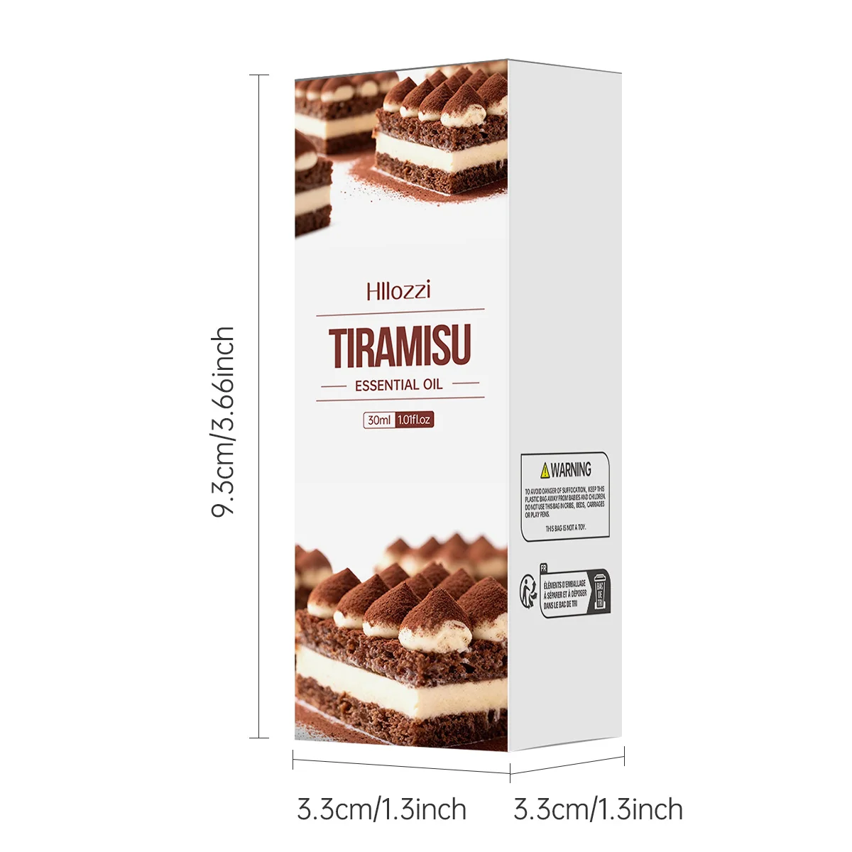 زيت تيراميسو العطري، ذو رائحة حلوة وجذابة، هو زيت أساسي متعدد الاستخدامات مناسب لتدليك الجسم والرائحة.